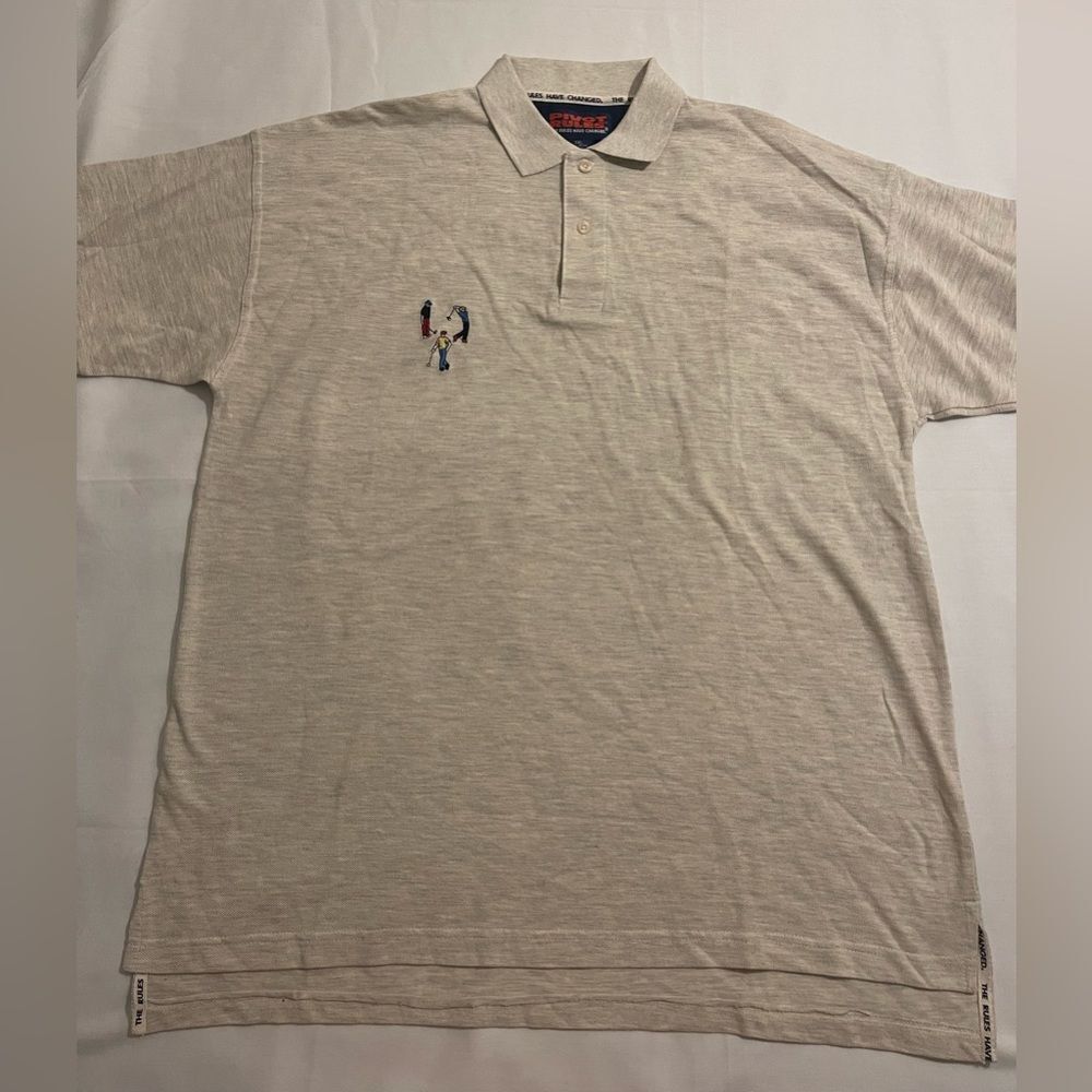 Pivot Rules The Rules Have Changed Men Oat Short Sleeve Golf Polo Shirt 2XL